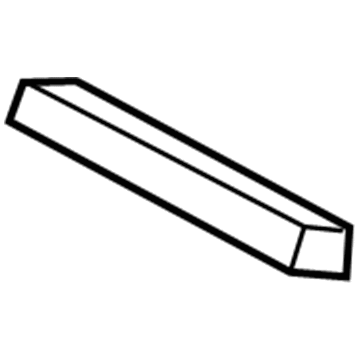 Mopar 5099412AA Radiator Seal, Passenger Side