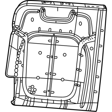 Jeep Grand Cherokee Seat Cushion - 68376070AD