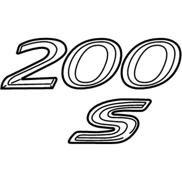 Chrysler 68102005AA Nameplate
