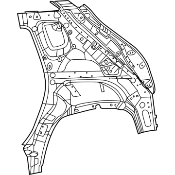 Jeep 68243966AG Inner Panel Assembly