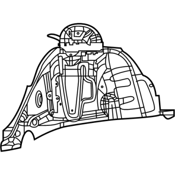Jeep 68383599AD Inner Wheelhouse