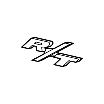 Mopar 68184706AB Nameplate, Front