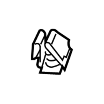 Jeep 6036480AA Sunvisor Nut