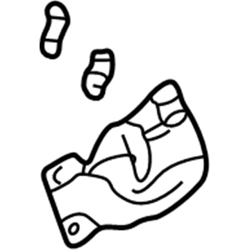 Dodge MR473719 Handle, Inside