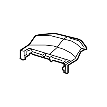 Mopar 6MW63RN8AC Rear Trim, Brown