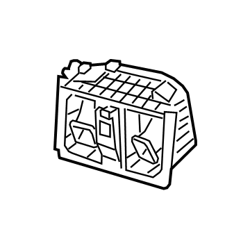 Mopar 6MU741N8AE Rear Compartment, Brown