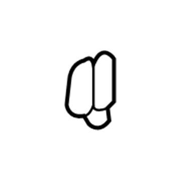 Dodge 6031869 Lower Trim Panel Nut