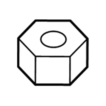 Dodge 6036433AA Wheel Nut