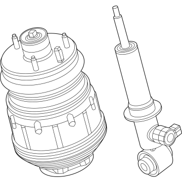 Jeep Air Suspension Spring - 68409692AE