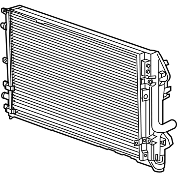 Dodge 68085784AA Condenser Assembly