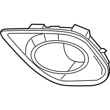 Dodge 68280428AA Fog Lamp Bezel