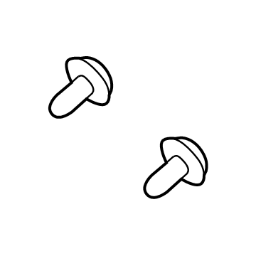 Ram 6106326AA Fender Mounting Bracket Screw