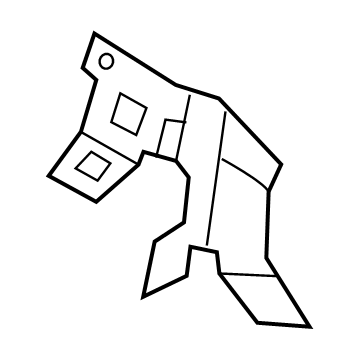 Ram 68095784AA Fender Mounting Bracket