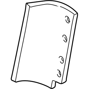 Dodge 5GD56RK5AB Lower Trim