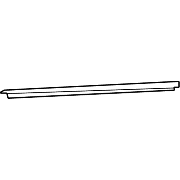 Mopar 68376044AC Weatherstrip, Door Belt Outer 68376044AC Mopar Weatherstrip, Door Belt Outer Illustration 1 of 1