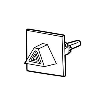Dodge Hazard Warning Switch - 68602221AA