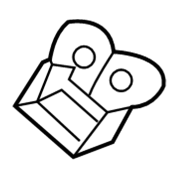 Chrysler 4860301 Striker Plate