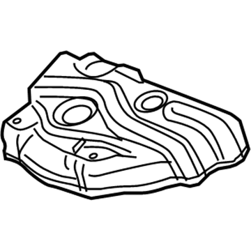 2003 Chrysler Sebring Exhaust Heat Shield - 4792392AA