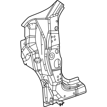 Mopar 68645870AA Panel - Cowl Side 68645870AA Mopar Panel - Cowl Side Illustration 1 of 1