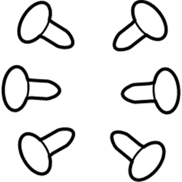 Ram 68094748AA Door Trim Panel Clip