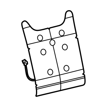 Jeep 68248229AA Seat Back Heater