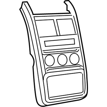 Dodge 1MU05DK7AA Center Bezel