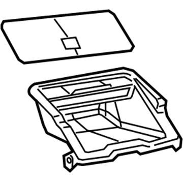 Mopar 1HN941K7AG Storage Box, Beige Mopar 1HN941K7AG Storage Box, Beige