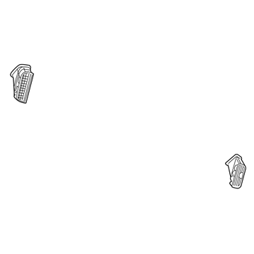 Mopar 1HQ16XDVAF Vent Louver, Gray, Passenger Side