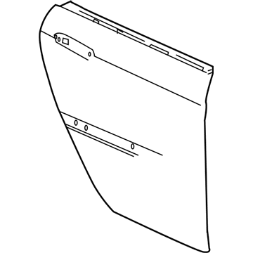Mopar 4894228AB Outer Panel, Rear Passenger Side