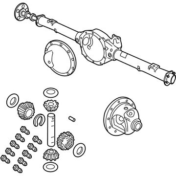 Chrysler 68003635AA Axle Assembly