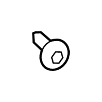 Dodge 6036187AA Outer Belt Assembly Screw