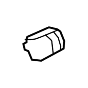 Mopar 5RR32AXRAE Cap, Black Crystal, Outer Passenger Side