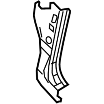 Dodge 68082312AD Inner Hinge Pillar