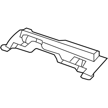 Jeep Wrangler JK Rear Crossmember - 55395871AC