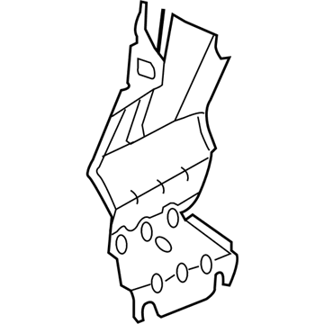 Jeep 55296138AB Bumper Bracket