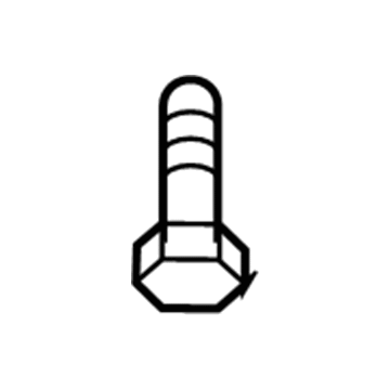 Jeep 6505813AA Bumper Cover Screw