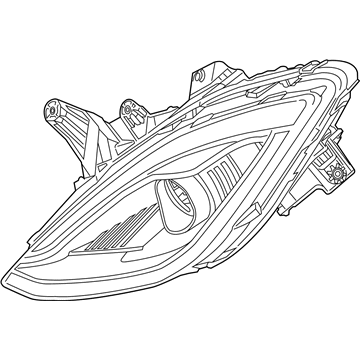 Dodge Viper Headlight - 68111653AC