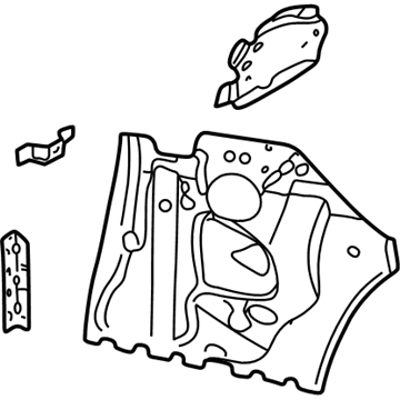 Chrysler 4878706AJ Inner Quarter Panel