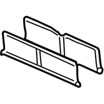 Dodge 5080733AA Armrest Base Insert