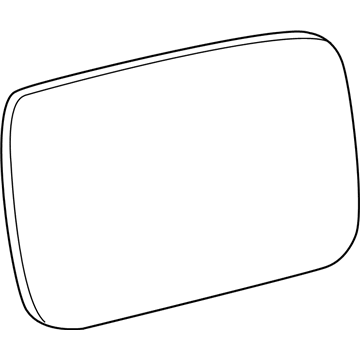 Ram 68050296AA Mirror Glass