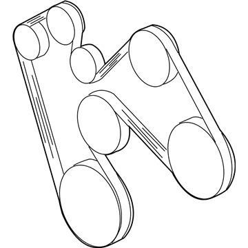 Dodge 53010303AC Serpentine Belt