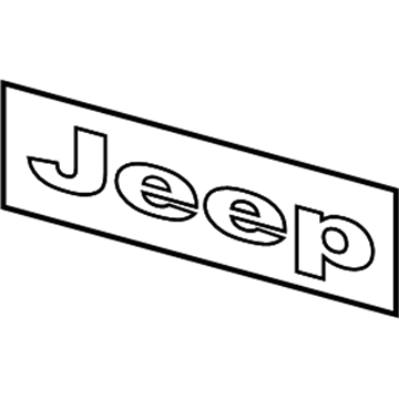 Jeep 55157088AC Nameplate