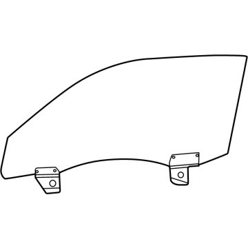Dodge 68589872AB Door Glass