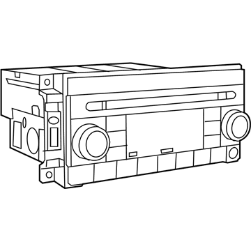 Dodge 5064951AK Radio