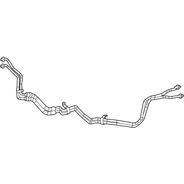 Jeep Wrangler Transmission Oil Cooler Hose - 68283400AE