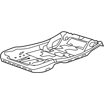 Mopar 68049981AA Cushion Frame, Rear Center
