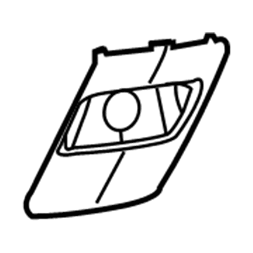 Mopar 68042606AA Rear Cap, Center