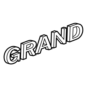 Jeep Grand Cherokee WK Emblem - 68638530AA