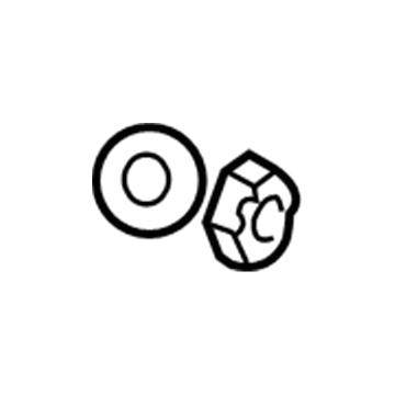 Dodge 4293167AB Axle Assembly Castle Nut