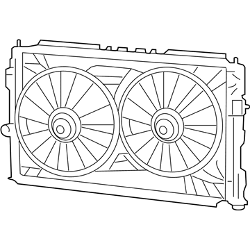 Dodge 68031872AA Fan Shroud